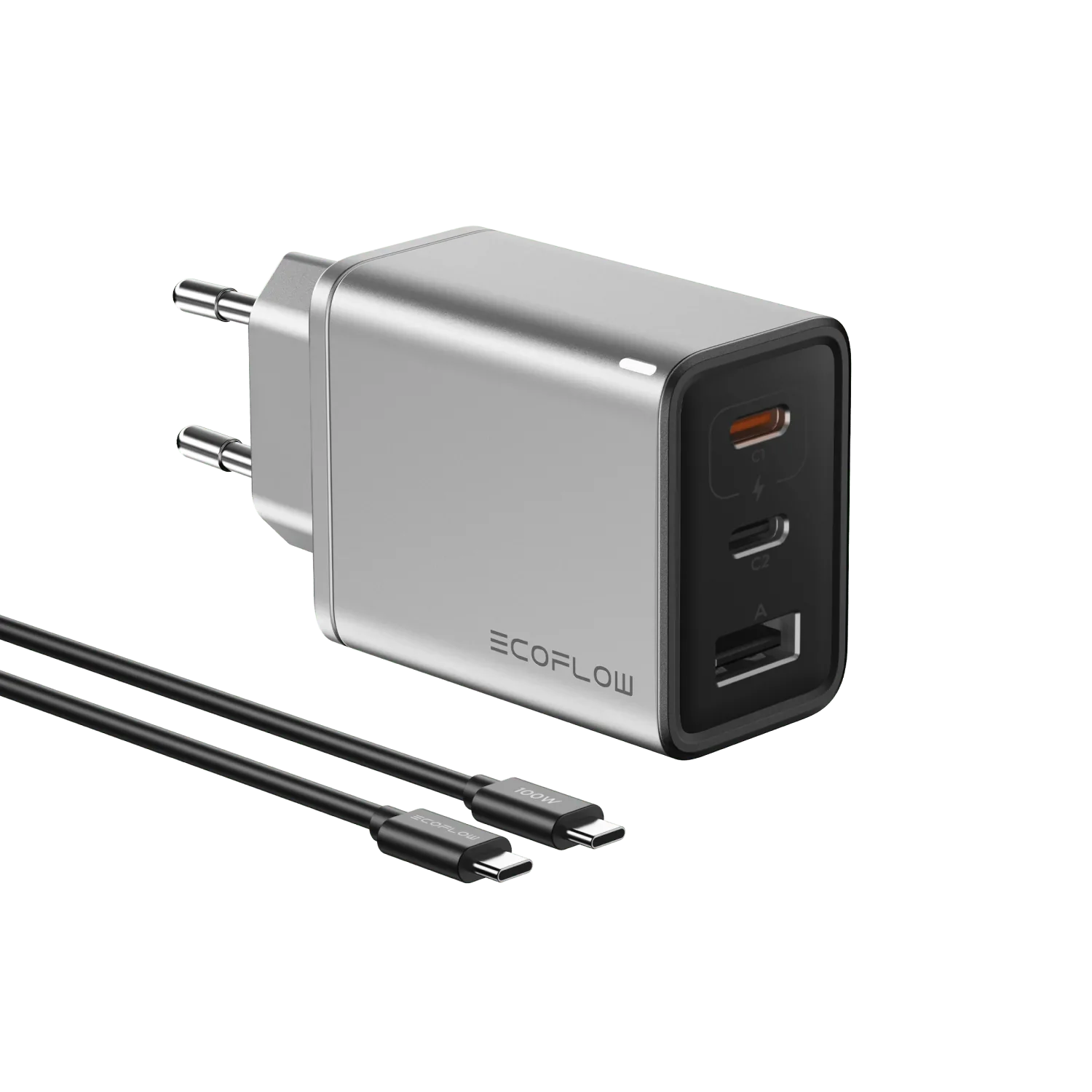 EcoFlow RAPID 65W GaN Şarj Cihazı (100W Kablo Dahil)